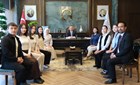 ÇİFTE DİPLOMA PROGRAMI ÖĞRENCİLERİNDEN REKTÖRÜMÜZE ZİYARET